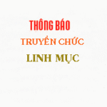 Tòa Giám mục Giáo phận Vinh: Thư rao về dự định truyền chức Linh mục cho thầy Phó tế G.B. Cao Xuân Hưng