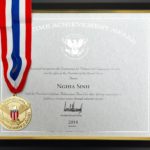 Nghĩa Sinh nhận bằng Tưởng lệ Tổng thống Donald Trump nhân kỷ niệm 55 năm công tác xã hội và giáo dục thiện nguyện (1963-2018)