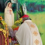 Đức Giám mục Anphong hành hương Đức Mẹ Bảo Nham