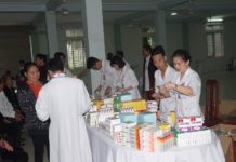 Trung tâm Hành hương Thánh Antôn Trại Gáo: Khám bệnh, tư vấn sức khỏe và phát thuốc miễn phí cho người dân