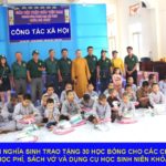 Huynh Trưởng Nghĩa Sinh: 30 học sinh mồ côi tiếp nhận học bổng và thông điệp “Giáo dục là chìa khóa thành công” từ Đoàn CTXH Nghĩa Sinh ngày 12/07/2020