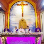 Thánh lễ cao điểm tuần chầu đền tạ tại giáo xứ Thiên Tước