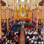 Thánh lễ khai mạc Tuần chầu đền tạ tại giáo xứ Trung Song