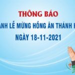 Thánh lễ trực tuyến: Mừng hồng ân thánh hiến Hội Dòng Mến Thánh Giá Vinh ngày 18/11/2021