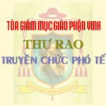 Thư rao: Truyền chức Phó tế cho thầy Antôn Nguyễn Văn Trần