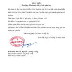 Ban Mục vụ Giới trẻ: Giấy mời họp Ban điều hành giới trẻ các giáo hạt