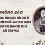 Thông báo: Phiên khai mạc cuộc điều tra án phong chân phước và phong thánh cho Đức cha François Pallu cấp Giáo phận