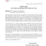 Thông báo Năm thánh tại Hội dòng Mến Thánh Giá Vinh