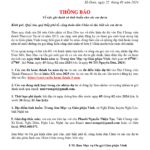 Ban Mục vụ Ơn gọi: Thông báo ghi danh và tĩnh huấn cho các em dự tu