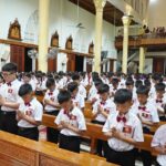 Thánh lễ ban bí tích Thêm Sức tại giáo xứ Nghi Lộc