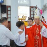 Giáo xứ Lộc Mỹ: Thánh lễ ban bí tích Thêm Sức trong tuần chầu lượt