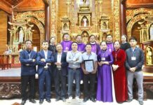 Thánh lễ gia nhập hội viên Caritas Giáo xứ Bột Đà