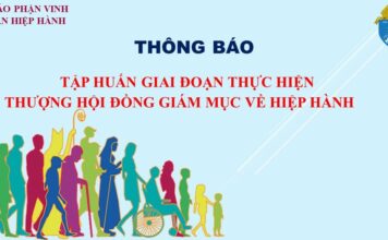 Ban Hiệp Hành GP. Vinh: Thông báo về tập huấn giai đoạn thực hiện Thượng Hội đồng Giám mục về hiệp hành