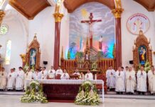 Thánh lễ cao điểm tuần chầu đền tạ tại giáo xứ Thuận Nghĩa